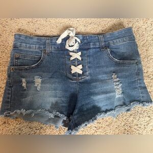 Ocean Drive Blue Denim Shorts